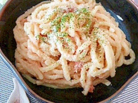 材料を混ぜるだけ簡単「クリーミー★明太うどん」